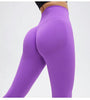 Yoga High Waist Push Up Seamless Sport Leggings Women Workout Pants Super Stretchy Gym Workout Tight Sport Leggings Lightweight Running Pants by Stevvex