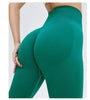 Yoga High Waist Push Up Seamless Sport Leggings Women Workout Pants Super Stretchy Gym Workout Tight Sport Leggings Lightweight Running Pants by Stevvex