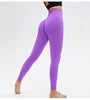 Yoga High Waist Push Up Seamless Sport Leggings Women Workout Pants Super Stretchy Gym Workout Tight Sport Leggings Lightweight Running Pants by Stevvex