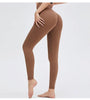 Yoga High Waist Push Up Seamless Sport Leggings Women Workout Pants Super Stretchy Gym Workout Tight Sport Leggings Lightweight Running Pants by Stevvex