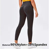 Yoga High Waist Push Up Seamless Sport Leggings Women Workout Pants Super Stretchy Gym Workout Tight Sport Leggings Lightweight Running Pants by Stevvex
