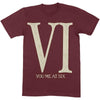 You Me At Six Roman VI [T-Shirt] by Rock Band Apparel