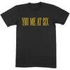 You Me At Six Yellow Text [T-Shirt] by Rock Band Apparel