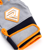 Youth Fastpitch Batting Gloves - Grey and Orange