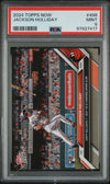 Graded 2024 Topps Now Jackson Holliday #498 1st MLB Home Run Rookie RC Baseball Card PSA 9 Mint
