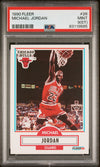 Graded 1990 Fleer Michael Jordan #26 Basketball Card PSA 9ST Mint