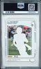Graded 2024 Panini Clearly Donruss JJ McCarthy #61 Rookie RC Football Card PSA 10 Gem Mint by Hall of Fame Sports Memorabilia