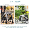 2-In-1 Pet Bike Trailer Stroller by Furr Baby Gifts