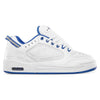 éS The Creager White / Blue Skateboard Shoes