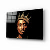 Tupac Shakur Glass Wall Art by Insigneart USA