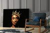 Tupac Shakur Glass Wall Art by Insigneart USA