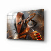 Deathstroke Glass Wall Art by Insigneart USA