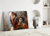 Deathstroke Glass Wall Art by Insigneart USA