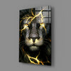Lion Glass Wall Art by Insigneart USA