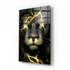 Lion Glass Wall Art by Insigneart USA