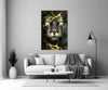 Lion Glass Wall Art by Insigneart USA
