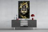 Lion Glass Wall Art by Insigneart USA
