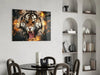 Anger of a Tiger Glass Wall Art by Insigneart USA