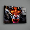 Anger of a Tiger Glass Wall Art by Insigneart USA