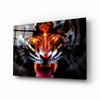 Anger of a Tiger Glass Wall Art by Insigneart USA