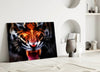 Anger of a Tiger Glass Wall Art by Insigneart USA