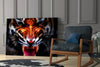 Anger of a Tiger Glass Wall Art by Insigneart USA