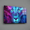 Lion Glass Wall Art by Insigneart USA
