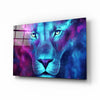 Lion Glass Wall Art by Insigneart USA