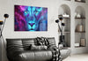 Lion Glass Wall Art by Insigneart USA