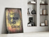 No Pain No Gain Glass Wall Art by Insigneart USA