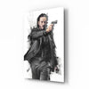 Keanu Reeves Glass Wall Art by Insigneart USA