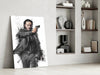Keanu Reeves Glass Wall Art by Insigneart USA