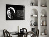 Words of Bob Marley Glass Wall Art by Insigneart USA