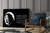 Words of Bob Marley Glass Wall Art by Insigneart USA