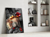 Burn the Money Glass Wall Art by Insigneart USA