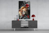 Burn the Money Glass Wall Art by Insigneart USA