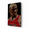 Michael Jordan Glass Wall Art by Insigneart USA