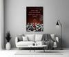 Don't Stop Glass Wall Art by Insigneart USA
