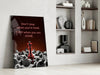 Don't Stop Glass Wall Art by Insigneart USA