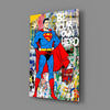 Superman Glass Wall Art by Insigneart USA