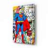 Superman Glass Wall Art by Insigneart USA