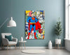 Superman Glass Wall Art by Insigneart USA