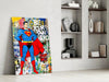 Superman Glass Wall Art by Insigneart USA