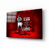 Muhammad Ali Glass Wall Art by Insigneart USA
