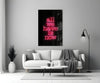 Now Glass Wall Art by Insigneart USA