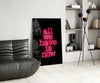 Now Glass Wall Art by Insigneart USA