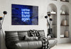 Words of Benjamin Franklin Glass Wall Art by Insigneart USA