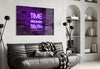Words of Seneca Glass Wall Art by Insigneart USA