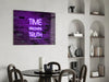 Words of Seneca Glass Wall Art by Insigneart USA