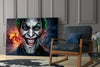 Joker Glass Wall Art by Insigneart USA